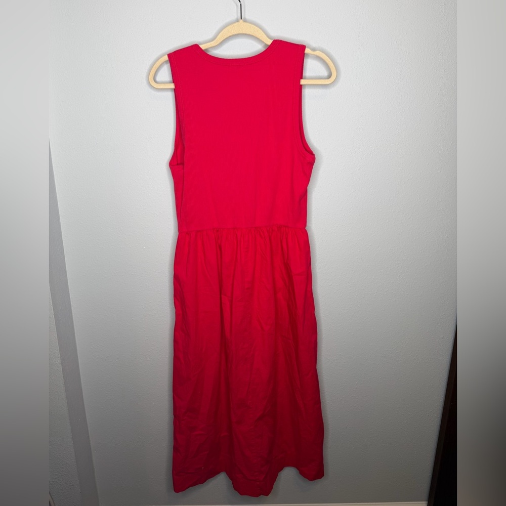 JCrew midi length pink dress spring of 25 size M women’s - Picture 6 of 6